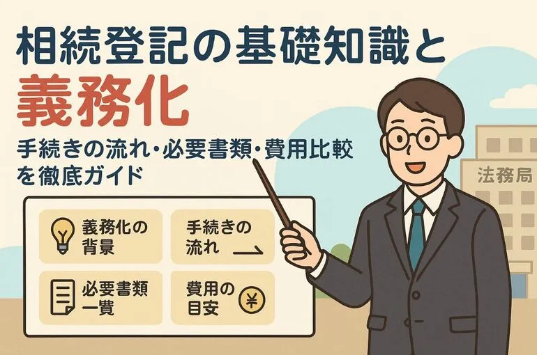 相続登記の必要書類や手続き方法を徹底解説｜義務化の情報や費用・トラブル対策も