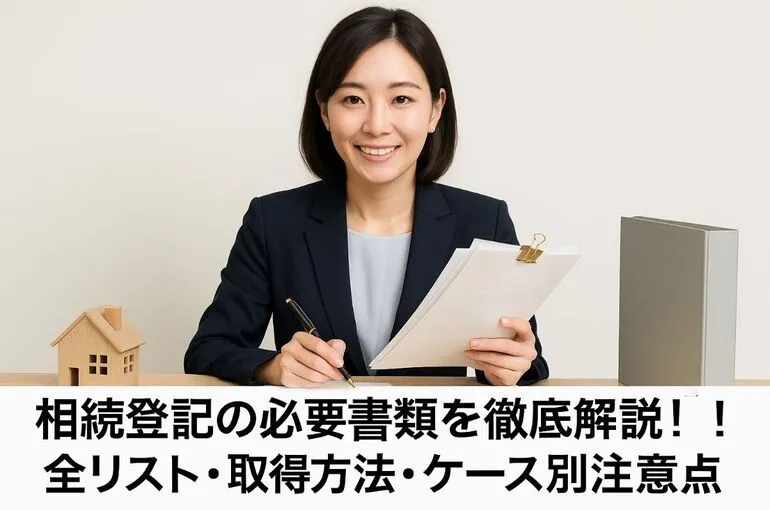 相続登記の必要書類を徹底解説｜全リスト・取得方法・ケース別注意点まで網羅