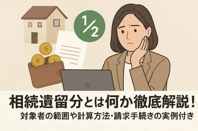 相続遺留分とは何かを徹底解説｜対象者の範囲や計算方法・請求手続きの実例付き