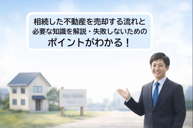 相続した不動産を売却する流れと必要な知識を解説・失敗しないためのポイントがわかる！