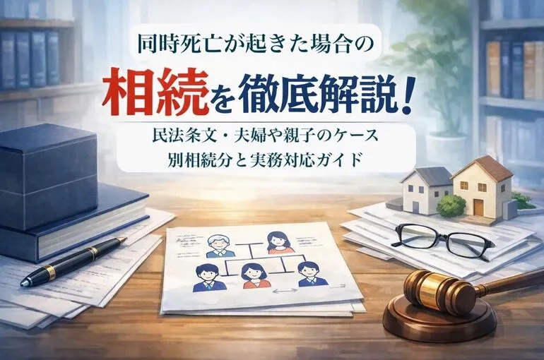 同時死亡が起きた場合の相続を徹底解説｜民法条文・夫婦や親子のケース別相続分と実務対応ガイド