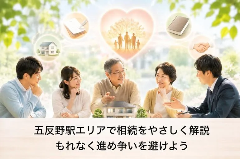 五反野駅エリアで相続をやさしく解説｜もれなく進め争いを避けよう