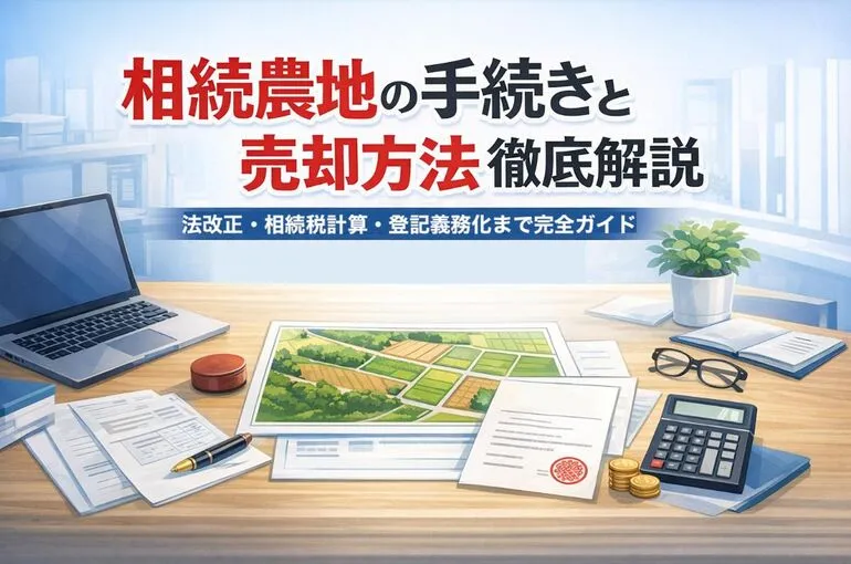 相続農地の手続きと売却方法を徹底解説｜法改正・相続税計算・登記義務化まで完全ガイド