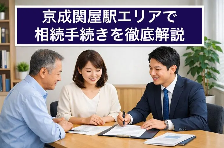 京成関屋駅エリアで相続手続きを徹底解説