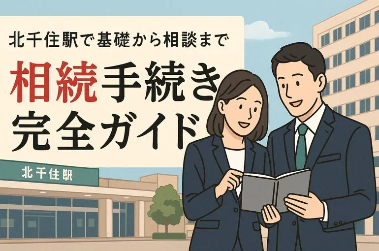 北千住駅で相続の基礎から手続き・相談まで完全ガイド